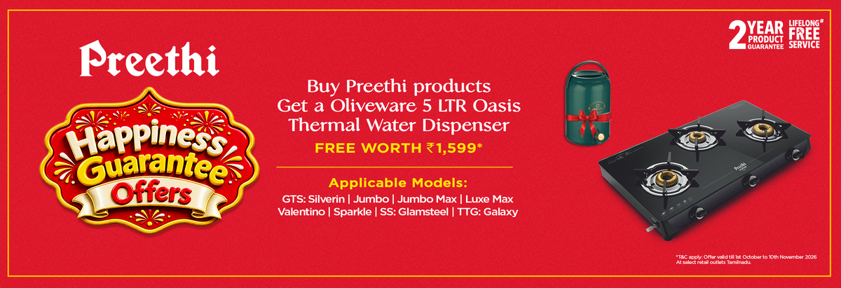 Preethi product banner