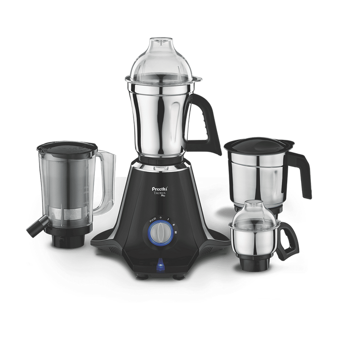 Preethi Taurus Plus 1000W Mixer Grinder - 4 Jars