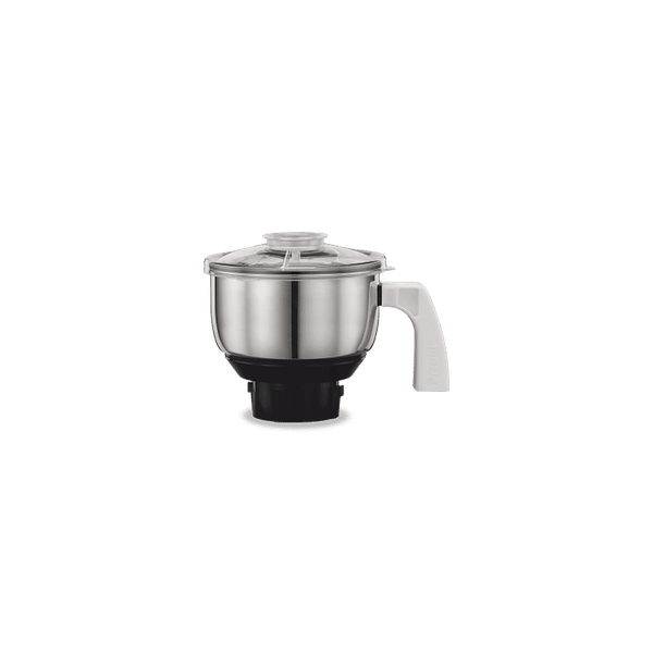 Preethi 1.0 Ltr Straight Dry Grinding Jar - works with Trio, Popular, Eco plus & Chef pro