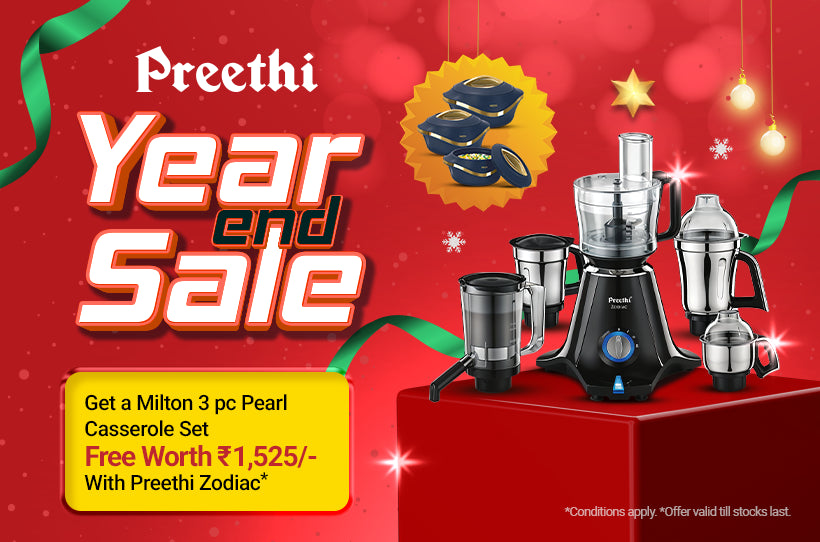 Year End Sale - Milton 3 pc Pear Set With Zodiac Free Worth 1525 Rs.