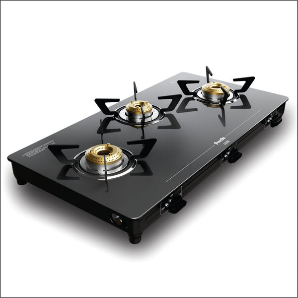 Preethi Luxe 3 Burner Glass Top Gas Stove