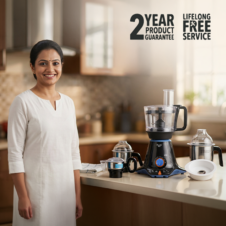 Preethi Zion Mixer Grinder and Hand Blender Combo