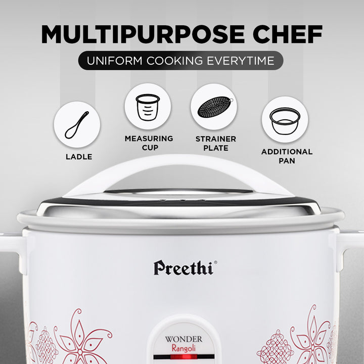 Prinetti Rice Cooker Buy Preethi 1.8 Litre Electric Rice Cooker Online