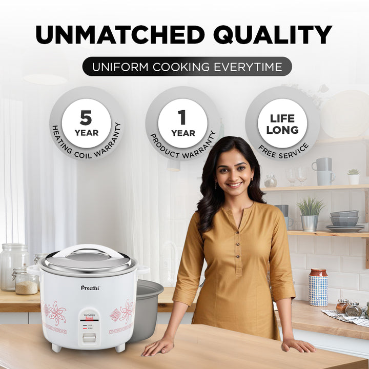 Prinetti Rice Cooker Buy Preethi 1.8 Litre Electric Rice Cooker Online
